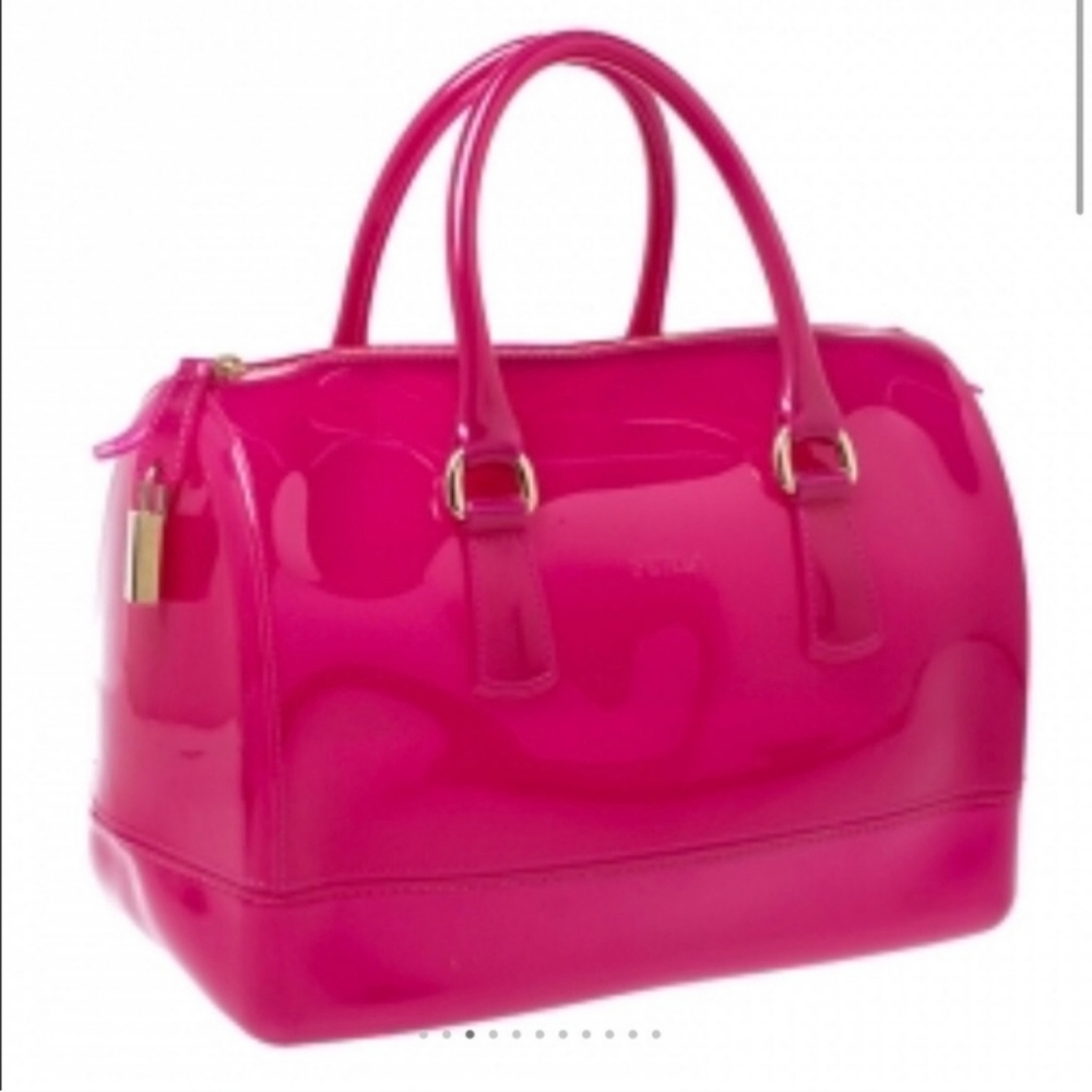 Hot pink Jelly Handbag